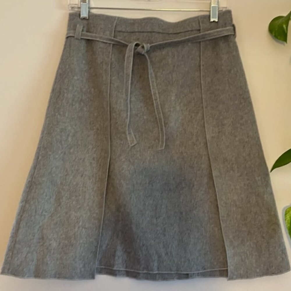 Zara Basic, Light Gray, Wool-Blend, Size M
